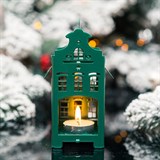 Подсвечник Домик для одной чайной свечи цвет зеленый - фото 240940