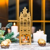 Подсвечник Замок из металла  для одной чайной свечи - фото 240951