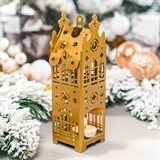 Подсвечник Замок из металла  для одной чайной свечи - фото 240953