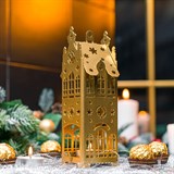 Подсвечник Замок из металла  для одной чайной свечи - фото 240954