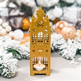 Подсвечник Замок из металла  для одной чайной свечи - фото 240955