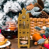 Подсвечник Замок из металла  для одной чайной свечи - фото 240957