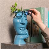 Подставка для очков U09305-Blu полистоун цв.синий - фото 241100 Подставка для очков U09305-Blu полистоун цв.синий - фото 241100