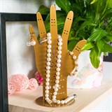 Подставка для украшений Ладонь 730-102 металл - фото 241160