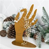 Подставка под украшения Ладонь 730-104 металл - фото 241179