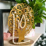 Подставка настольная под украшения Дерево металл - фото 241194