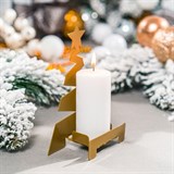 Подсвечник декоративный Ёлочка для одной свечи - фото 241267