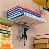Магнитный декор для невидимой полки  Кот с бабочкой - фото 241271