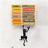 Магнитный декор для невидимой полки  Кот с бабочкой - фото 241272