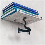 Магнитный декор для парящей полки  Такса - фото 241280