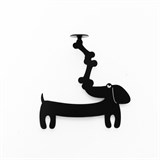 Магнитный декор для парящей полки  Такса - фото 241283