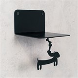 Магнитный декор для парящей полки  Такса - фото 241284