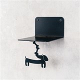 Магнитный декор для парящей полки  Такса - фото 241285