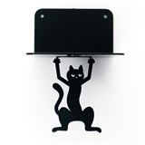 Магнитный декор для парящей полки Кот - фото 241295