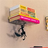 Магнитный декор для невидимой полки Кот с зонтом - фото 241299