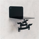 Магнитный декор для парящей настенной полки Таксы - фото 241312