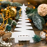 Подсвечник Ёлка новогодняя металл для свечи - фото 241327