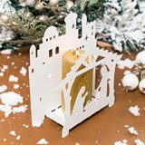 Подсвечник Рождественский сочельник декор настольный - фото 241330