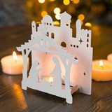 Подсвечник Рождественский сочельник декор настольный - фото 241333