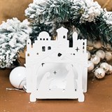 Подсвечник Рождественский сочельник декор настольный - фото 241335