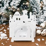 Подсвечник Рождественский сочельник декор настольный - фото 241336