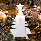 Подсвечник Ёлка декоративный для одной свечи из металла - фото 241346