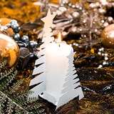 Подсвечник Ёлка декоративный для одной свечи из металла - фото 241347