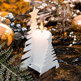 Подсвечник Ёлка декоративный для одной свечи из металла - фото 241348