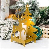 Декоративный подсвечник из металла - фото 241410