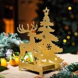 Декоративный подсвечник из металла - фото 241411