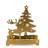 Декоративный подсвечник из металла - фото 241420