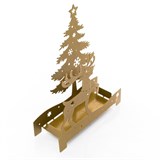 Декоративный подсвечник из металла - фото 241422