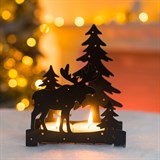 Новогодний подсвечник из металла - фото 241425