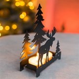 Новогодний подсвечник из металла - фото 241426