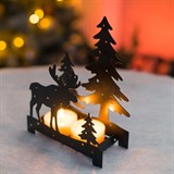 Новогодний подсвечник из металла - фото 241427