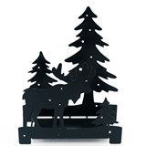 Новогодний подсвечник из металла - фото 241431