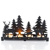 Подсвечник Зимняя сказка из металла для декора - фото 241438