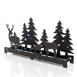 Подсвечник Зимняя сказка из металла для декора - фото 241440