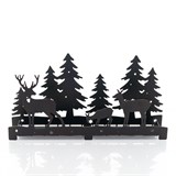 Подсвечник Зимняя сказка из металла для декора - фото 241441