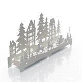 Новогодний подсвечник Санта из металла - фото 241448