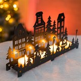 Подсвечник Новый Год декор из металла - фото 241451