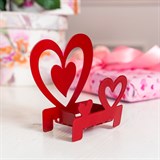 Подсвечник Сердца декоративный для одной свечи - фото 241594