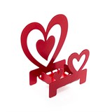 Подсвечник Сердца декоративный для одной свечи - фото 241598