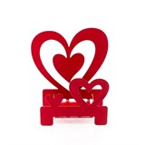 Подсвечник Сердца декоративный для одной свечи - фото 241600