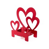 Подсвечник Сердечки подарочный из металла - фото 241610