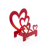 Подсвечник Сердечки подарочный из металла - фото 241612