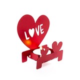 Подсвечник Любовь настольный из металла - фото 241621