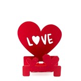 Подсвечник Любовь настольный из металла - фото 241622