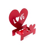 Подсвечник Любовь настольный из металла - фото 241623