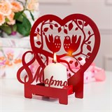 Подсвечник декоративный настольный 8 Марта - фото 241649